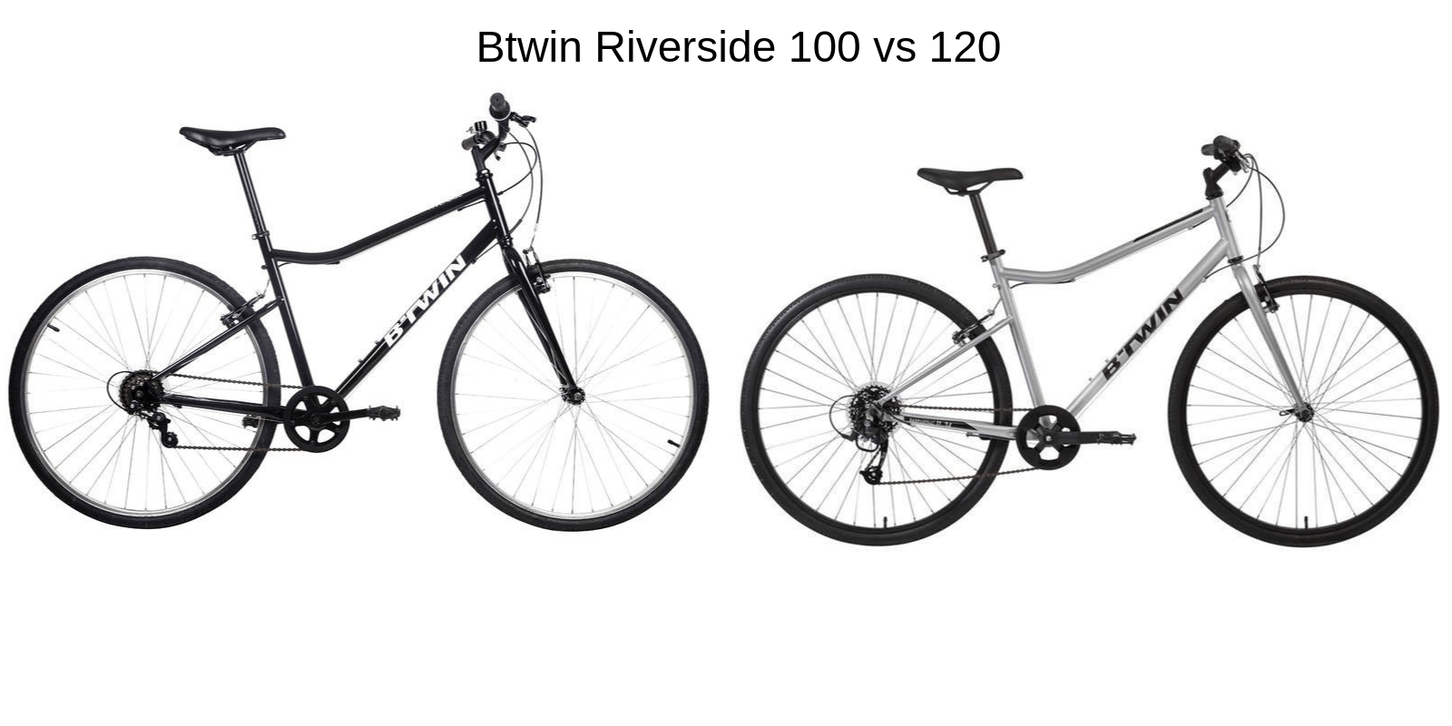 btwin riverside 100 vs 120