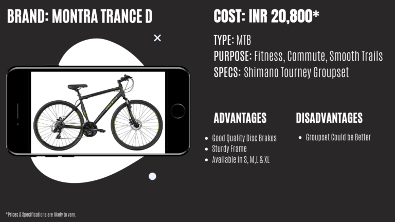 montra cycle price list