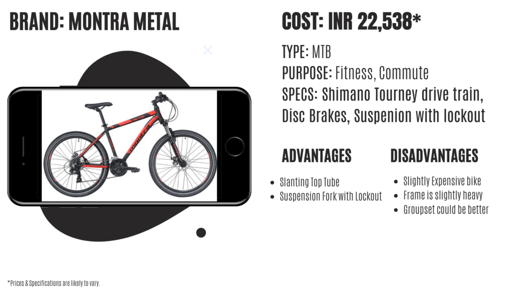 montra cycle price list